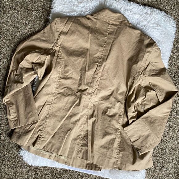 Michael Michael Kors Tan Button Front Jacket - Picture 9 of 12